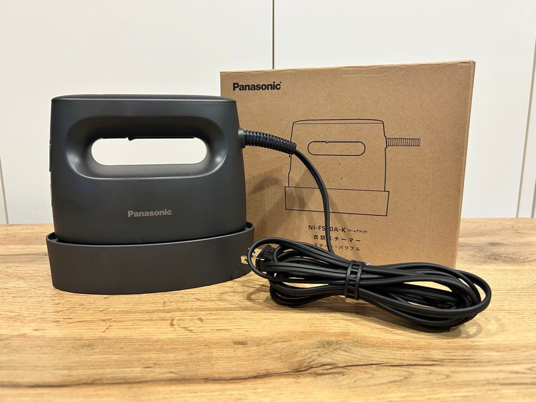 パナソニック 衣類スチーマー カームブラック NI-FS70A-K