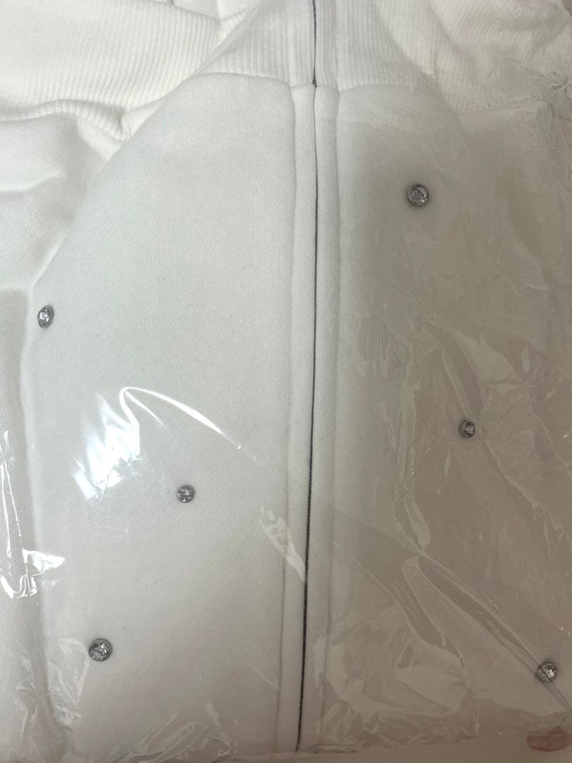 新品　ダーリッチDarich DDロゴビジュージップパーカー ホワイトF