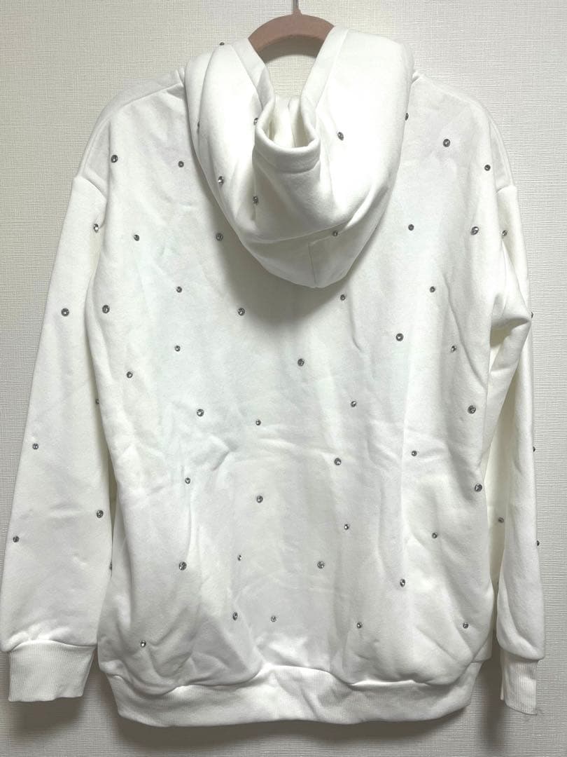 新品　ダーリッチDarich DDロゴビジュージップパーカー ホワイトF