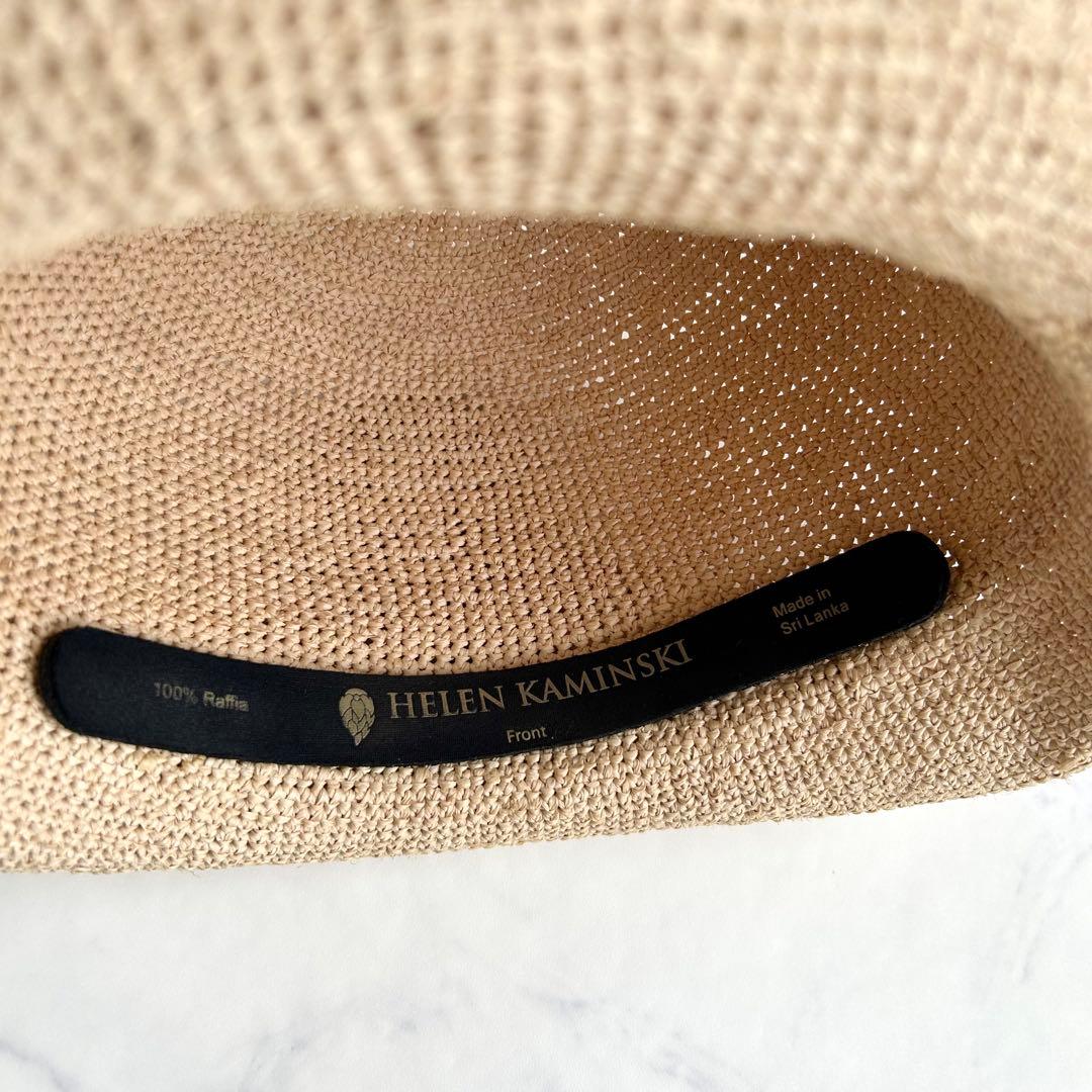 【極美品】ヘレンカミンスキー プロヴァンス10 麦わら帽子 ナチュラル ラフィア