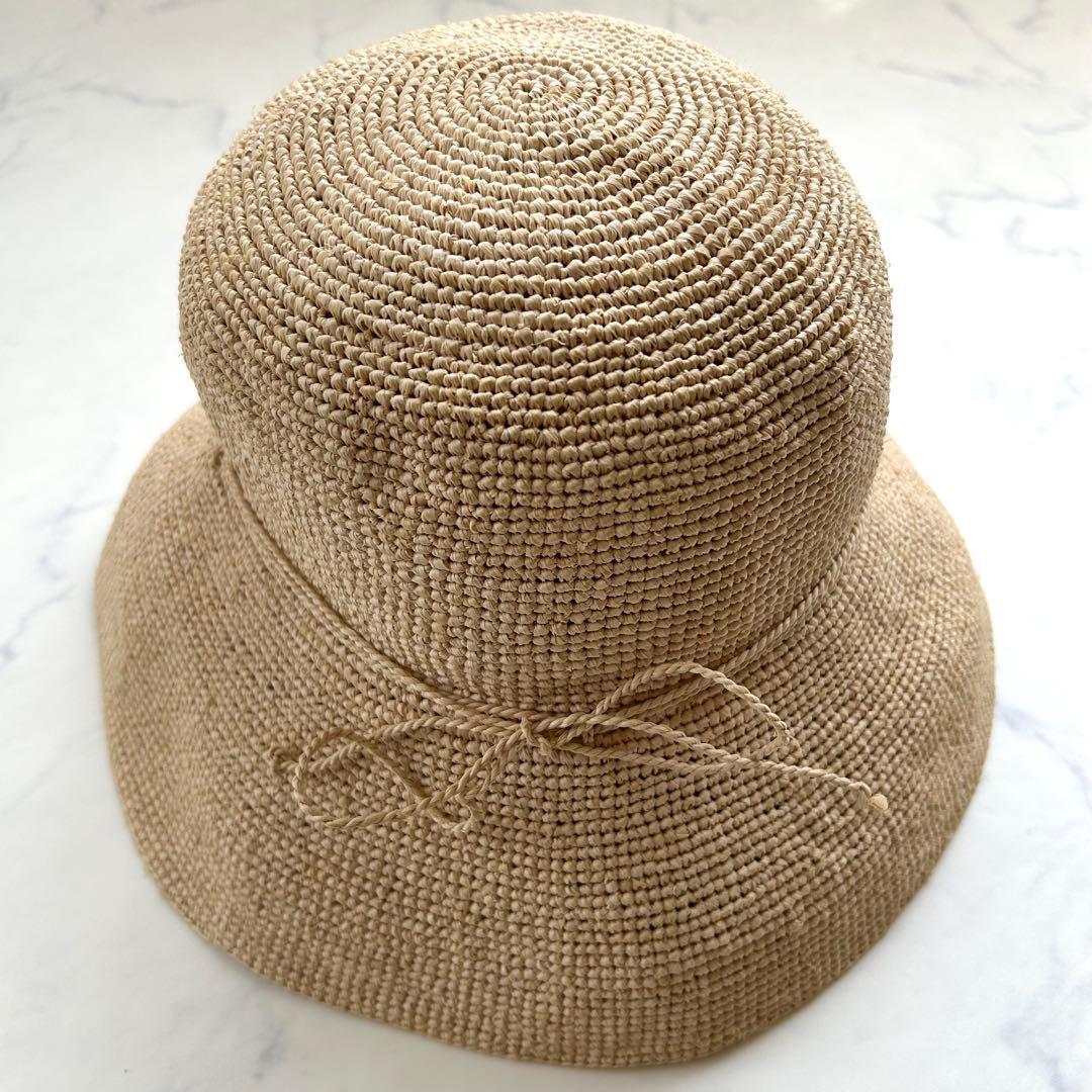 【極美品】ヘレンカミンスキー プロヴァンス10 麦わら帽子 ナチュラル ラフィア