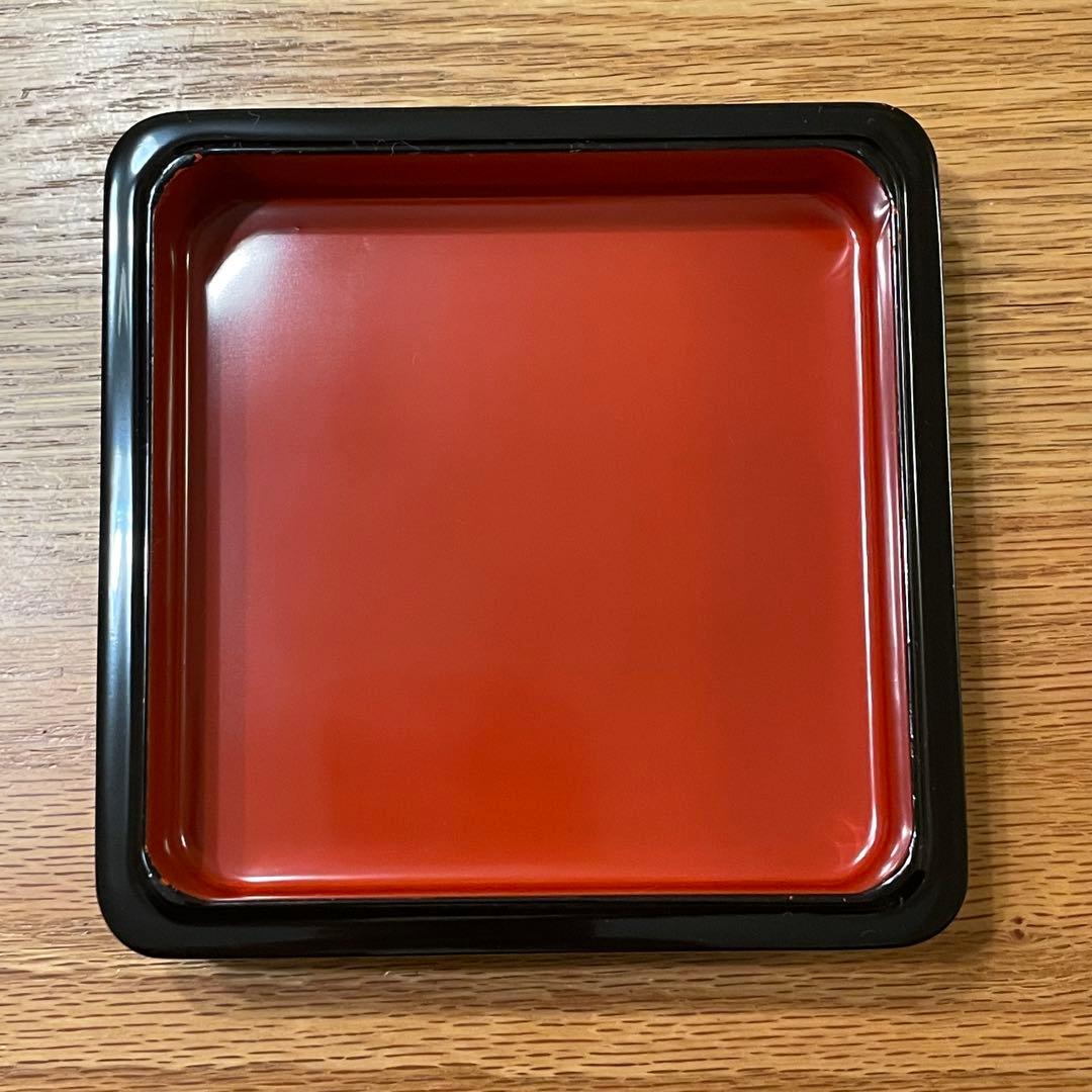 【未使用】祖雅堂 会津白木屋漆器店謹製•2段小重 12×12 •多用途•和モダン