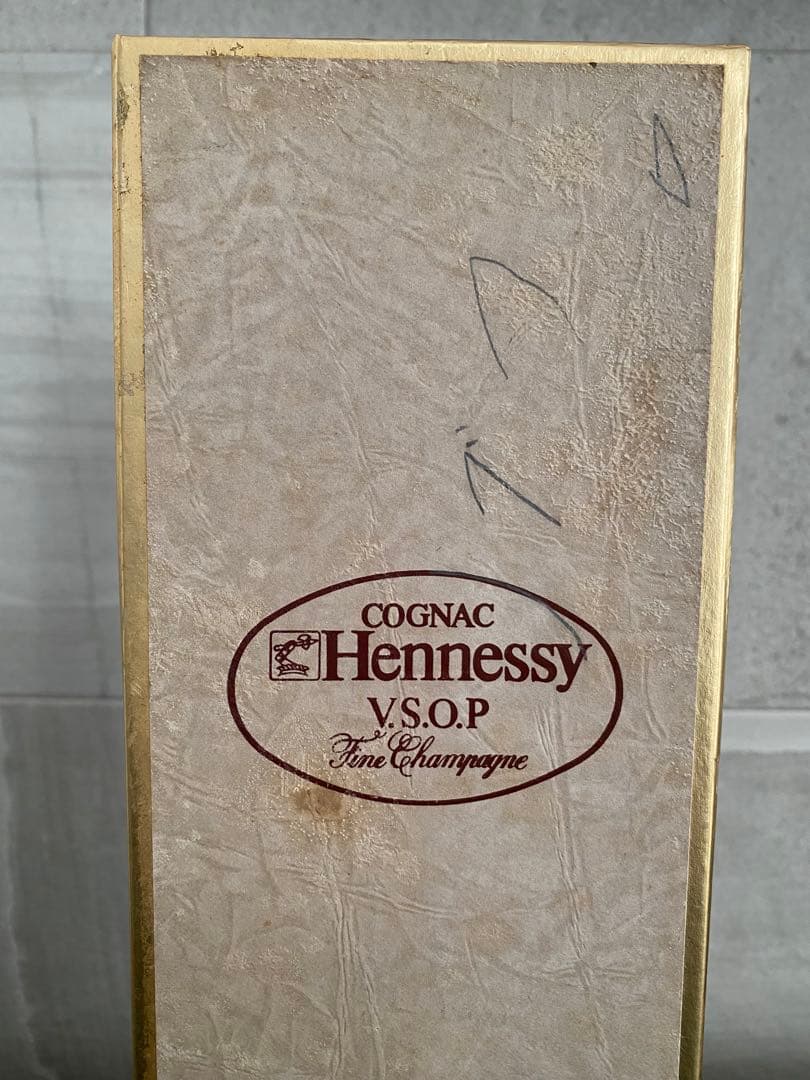 V.S.O.P COGNAC Hennessy ヘネシー コニャック 古酒 箱付