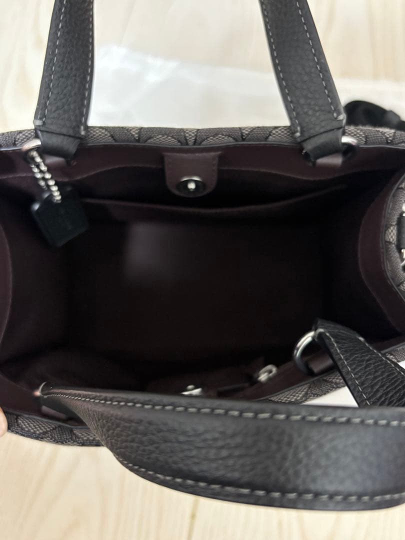 コーチ COACH キャンバス レザー 2way ショルダーバッグ スター 星