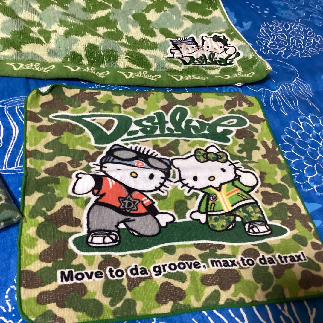 3434 D-st.Live ハローキティストラップ &リストバンド &ハンカチ