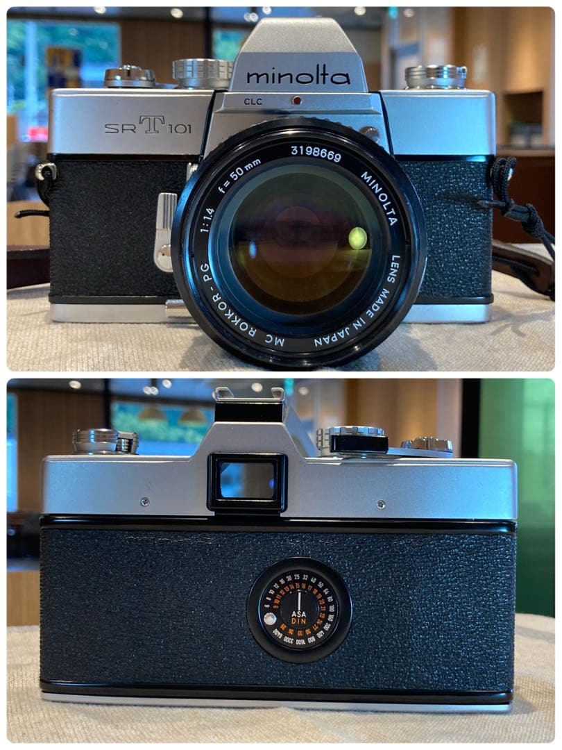 ★超美品・完動品★ミノルタsrt 101／翠のロッコールf1.4★初期保証