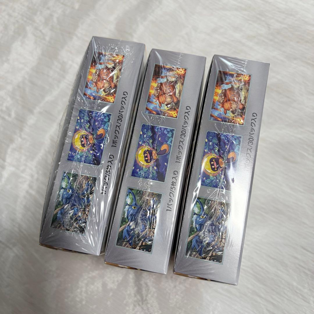 ポケモンカードゲーム クレイバースト シュリンク切れ込みあり　3BOXセット