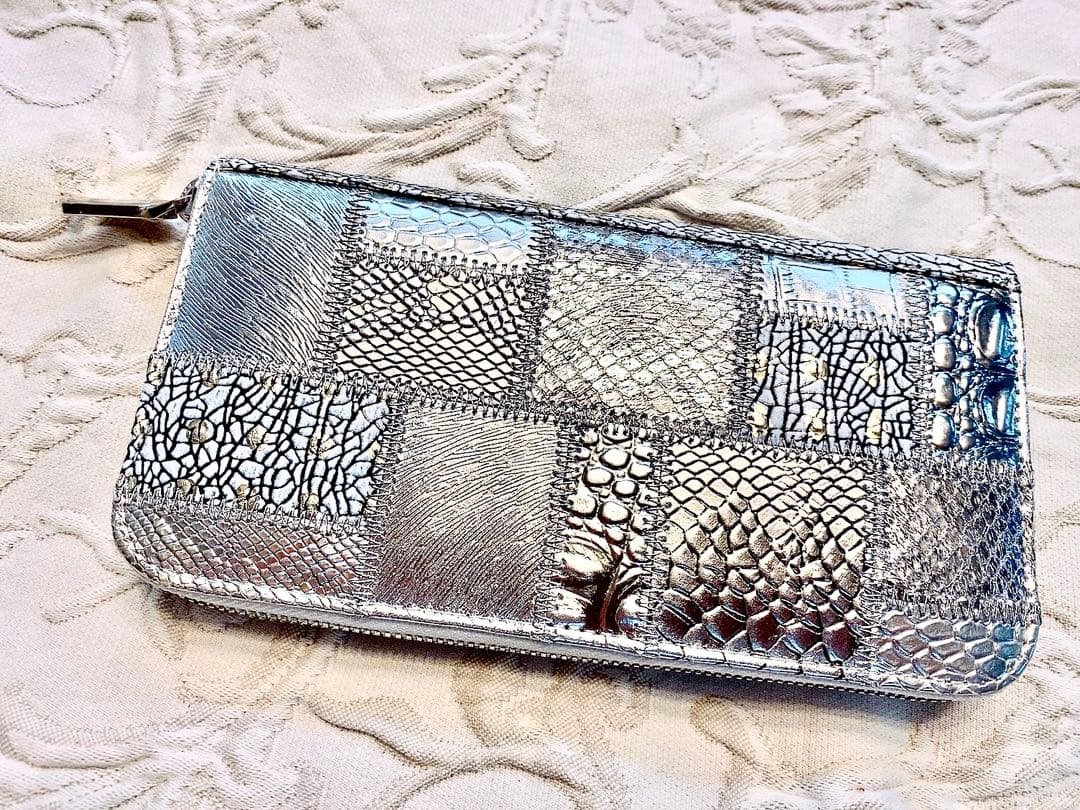 ABISTE ミケランジェロ シルバー長財布 未使用