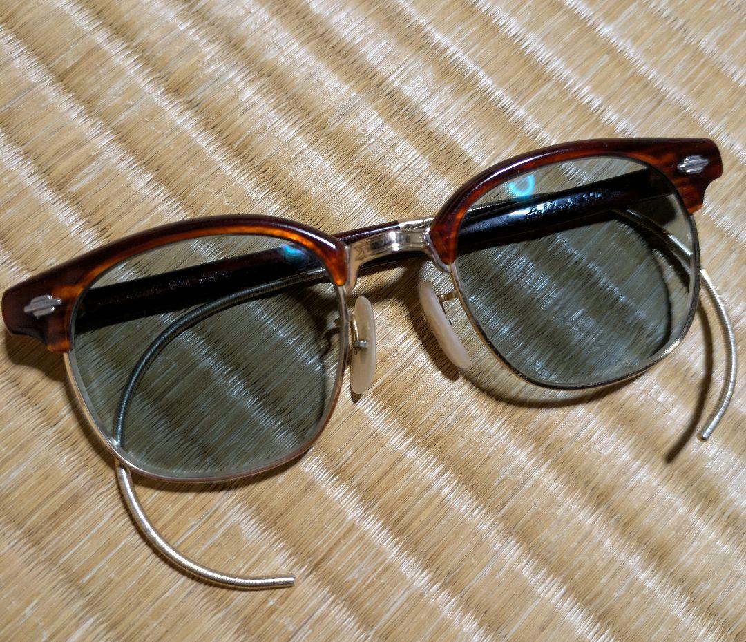 50s ArtCraft メガネ　ブロー　サーモント　金　12k