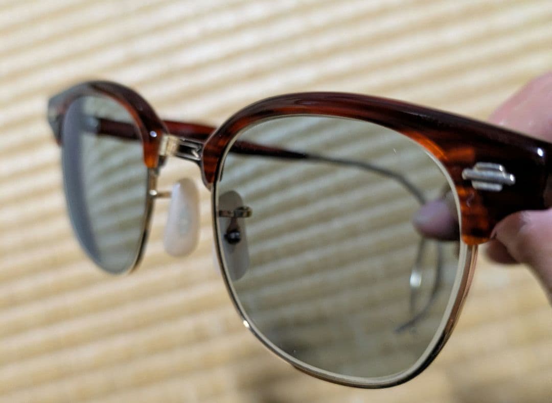 50s ArtCraft メガネ　ブロー　サーモント　金　12k