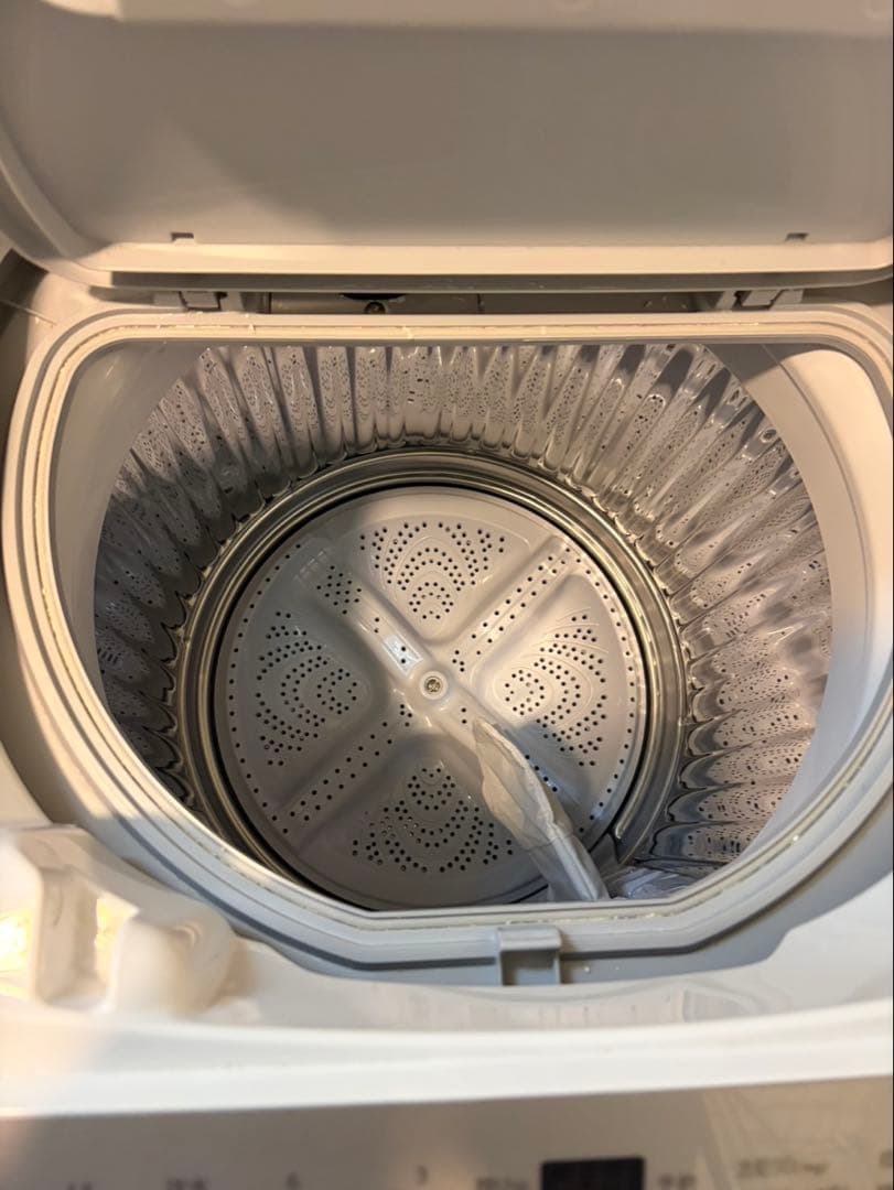 SHARP 電気洗濯乾燥機6.5kg ES-T6JBK 2025年製