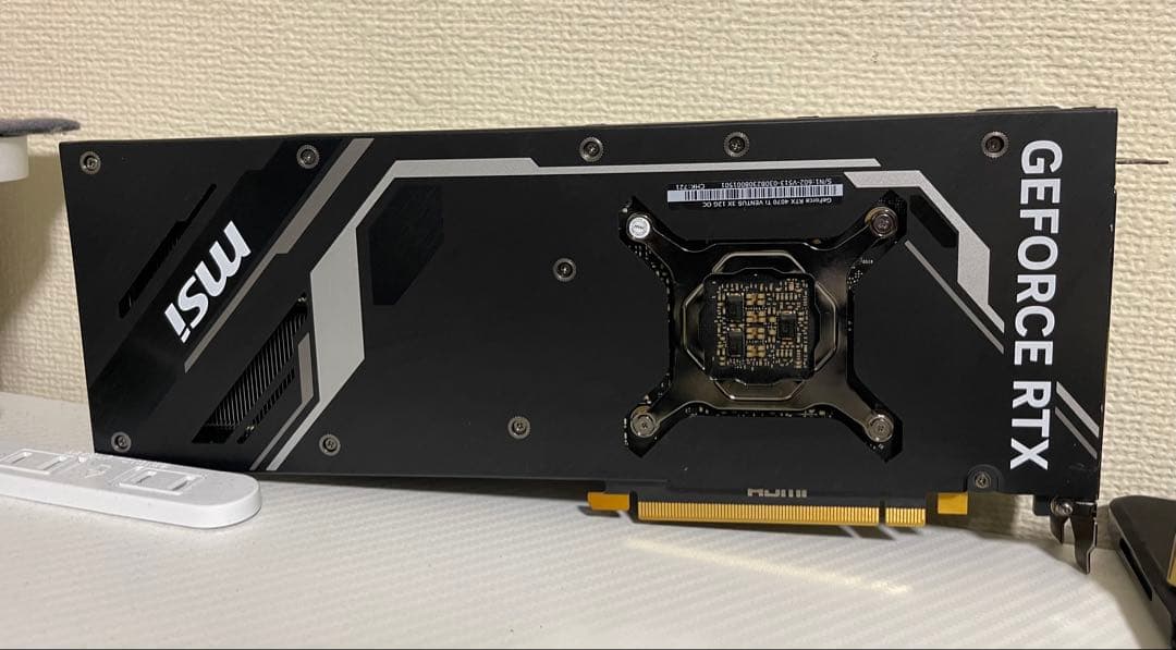 グラフィックボード・グラボ・ビデオカード MSI GeForce RTX 4070 Ti VENTUS 3X 12G