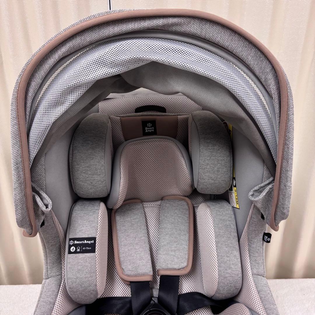 ☆未使用☆新生児OK　スマートエンジェル　レジェプラスネクストキャノピー　グレー