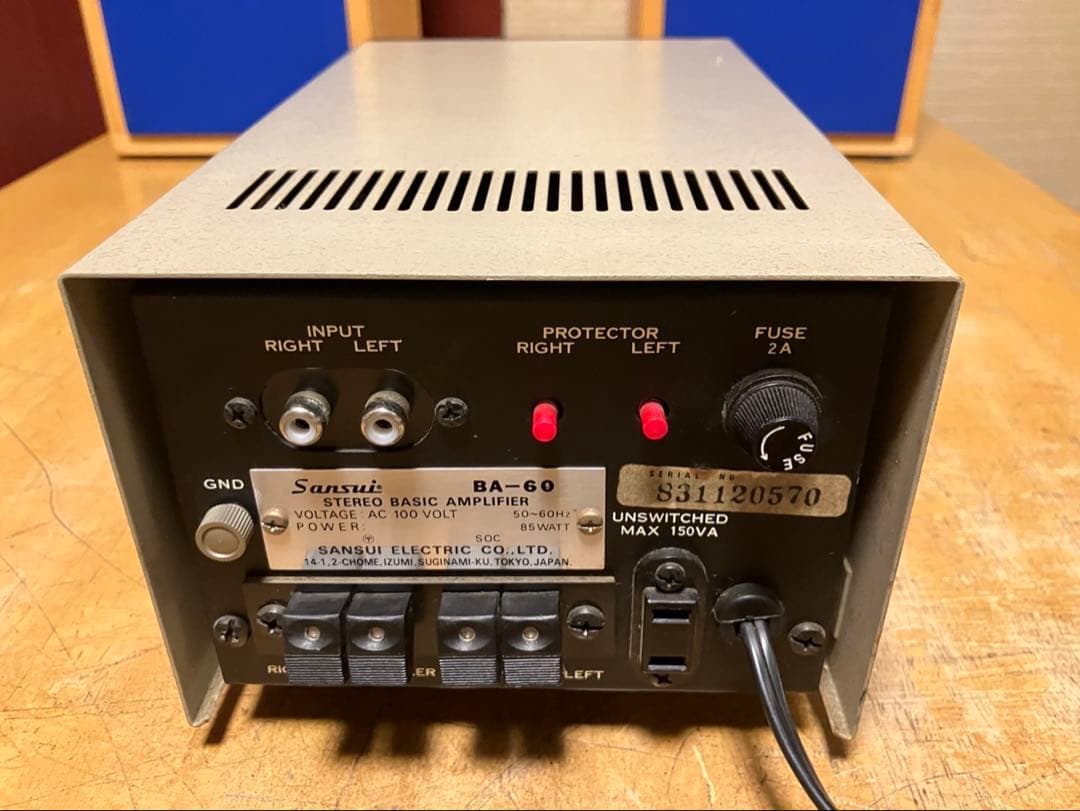 SANSUI BA-60 サンスイ パワーアンプ 山水