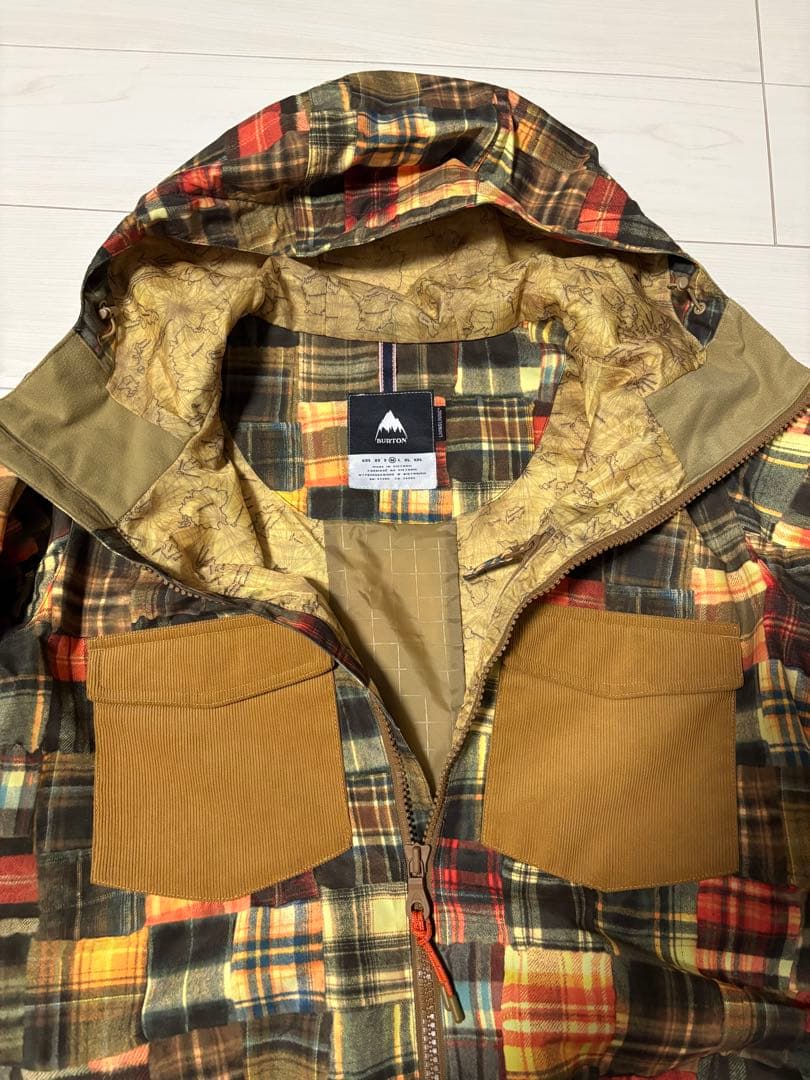 BURTON チェック柄 スノーボードウェア