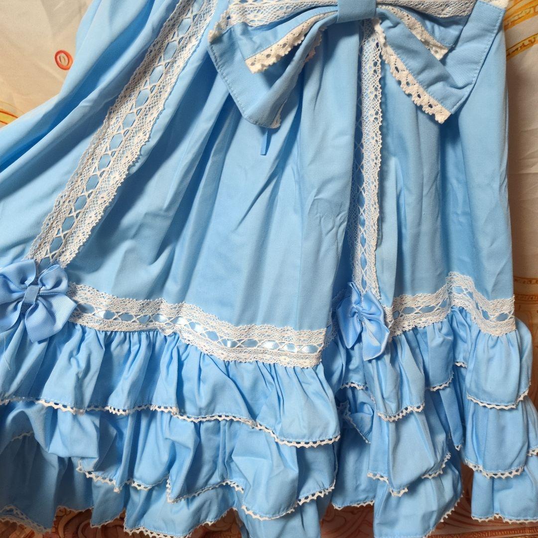 ボディライン　ジャンパースカート　ヘッドドレス　ロリータ　JSK