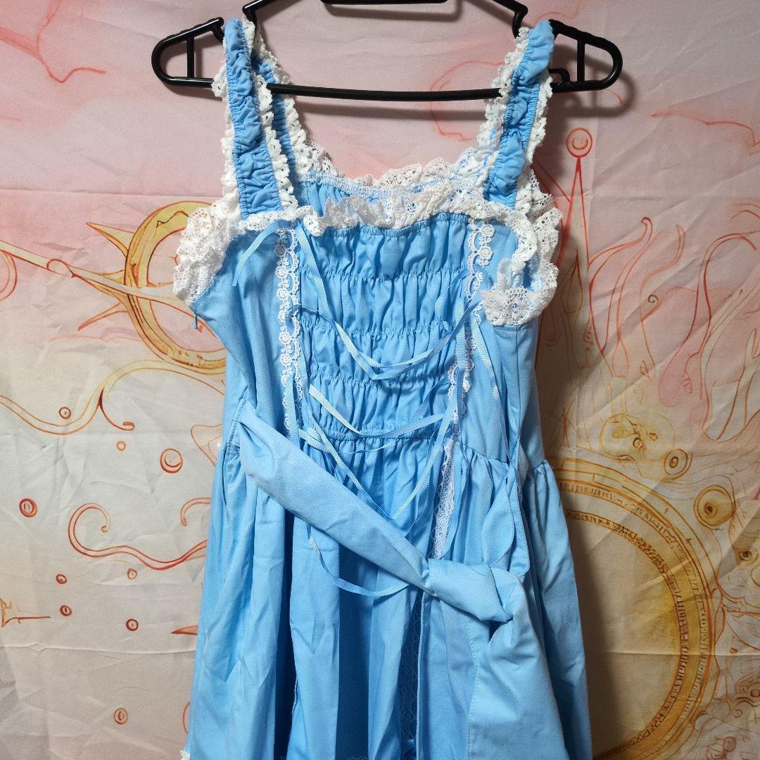 ボディライン　ジャンパースカート　ヘッドドレス　ロリータ　JSK