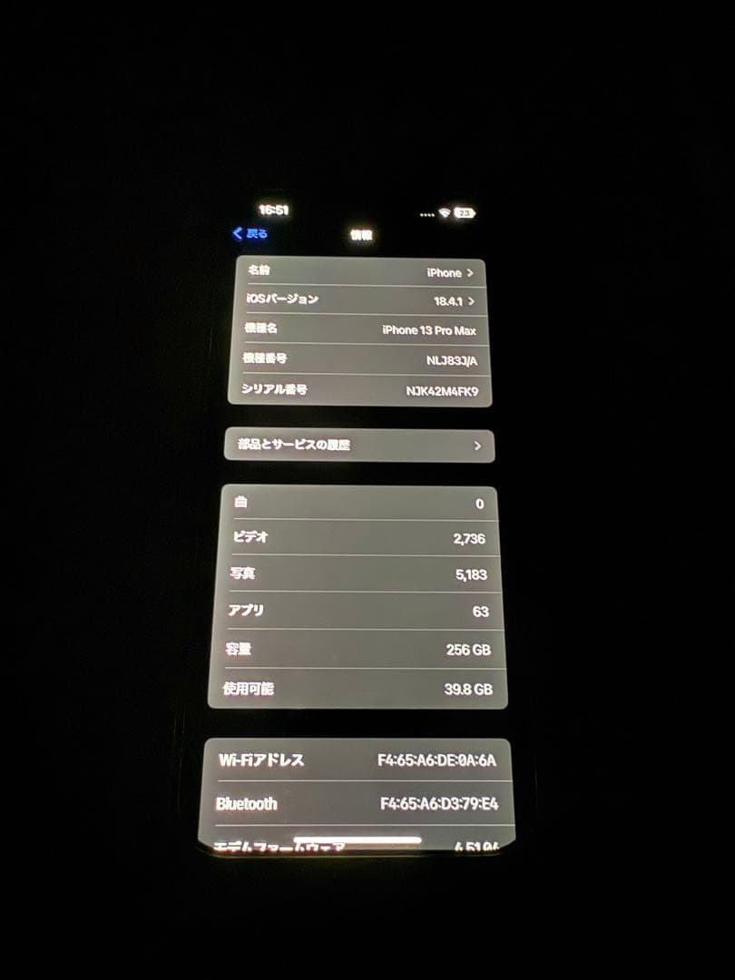 Apple iPhone 13 Pro Maxグラファイト　256GB 本体