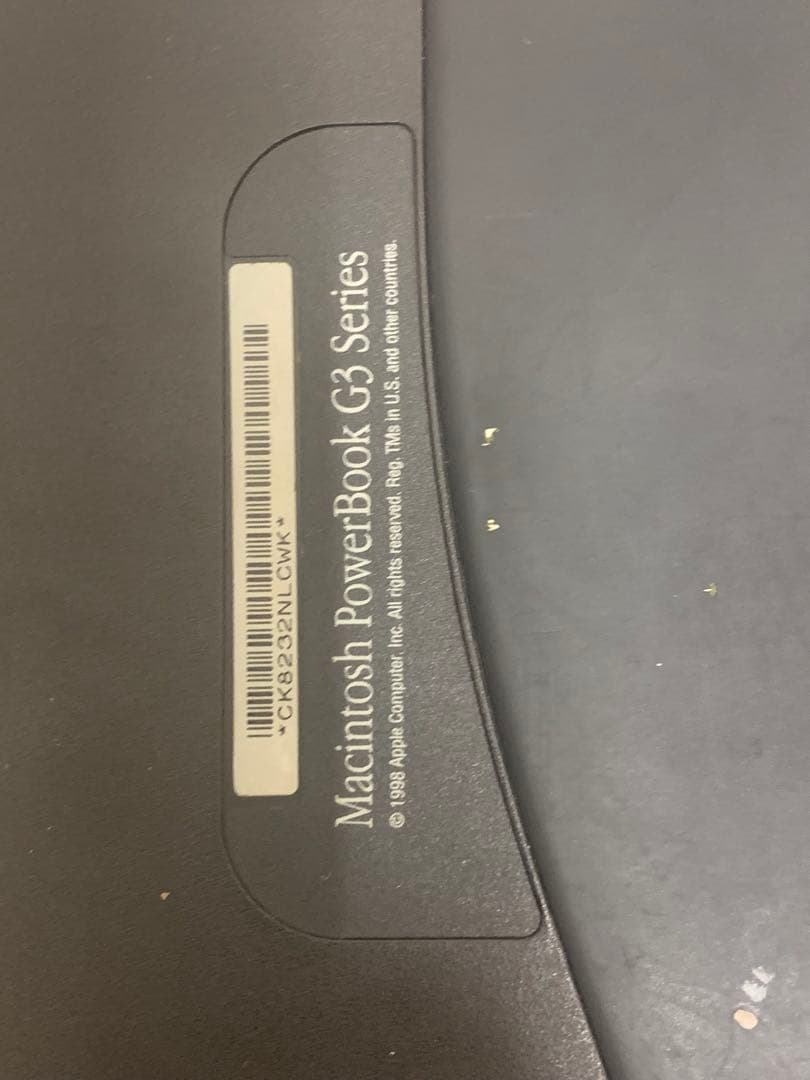 Apple PowerBook 63 Series 本体 ジャンク