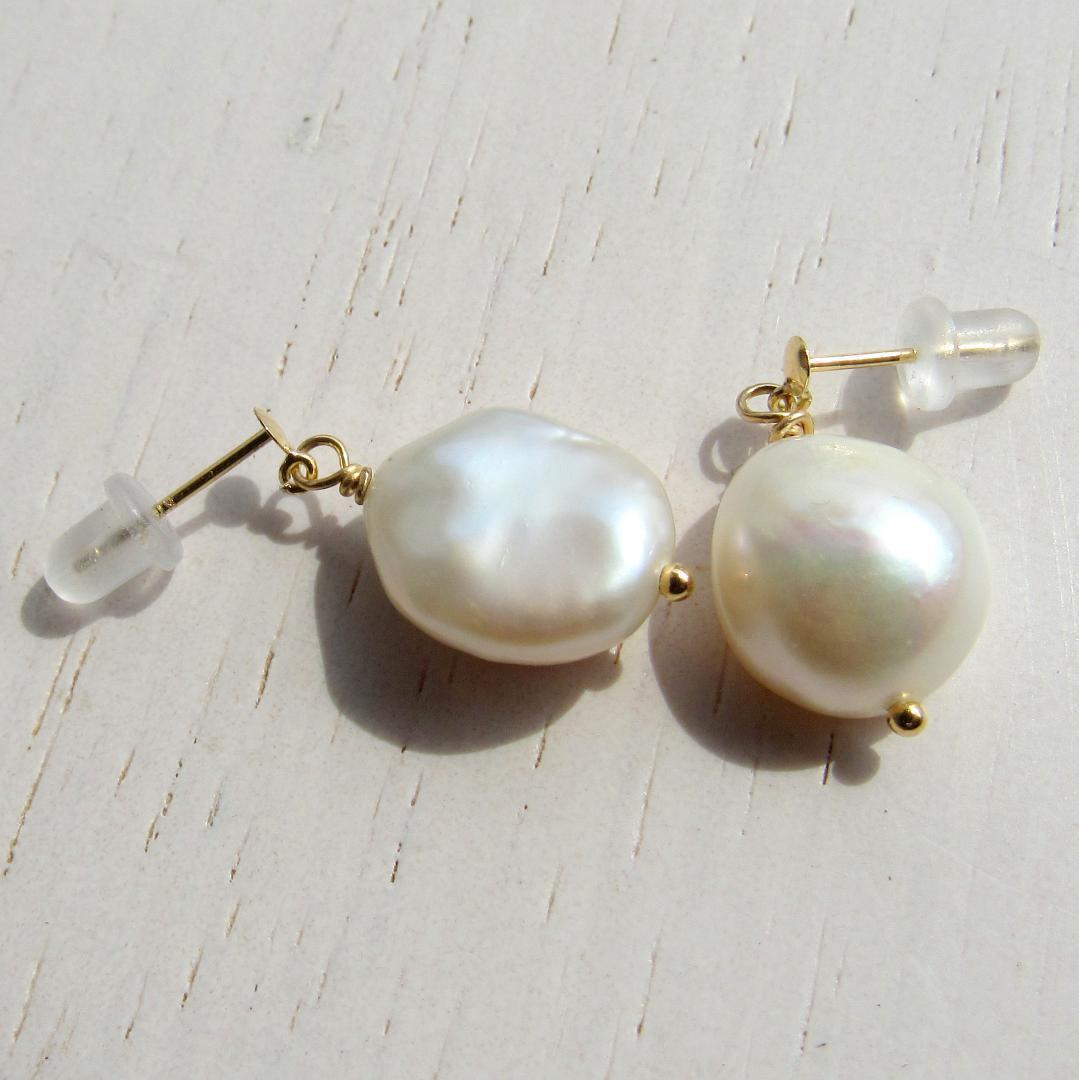 K18 18K ピアス パール 18金 フォーマル セレモニー