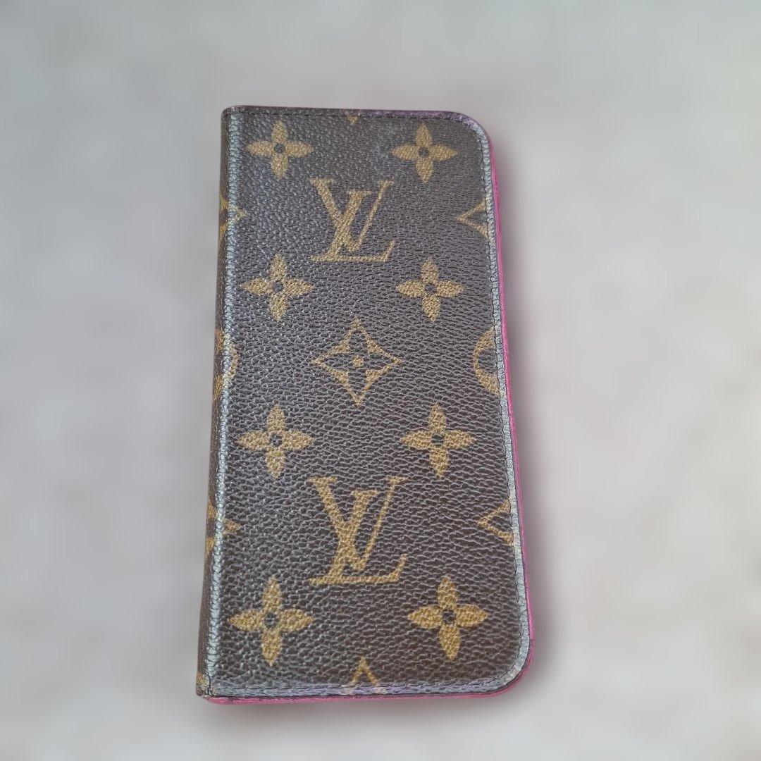 Louis Vuitton モノグラム手帳型ケース iPhone10 Xs用