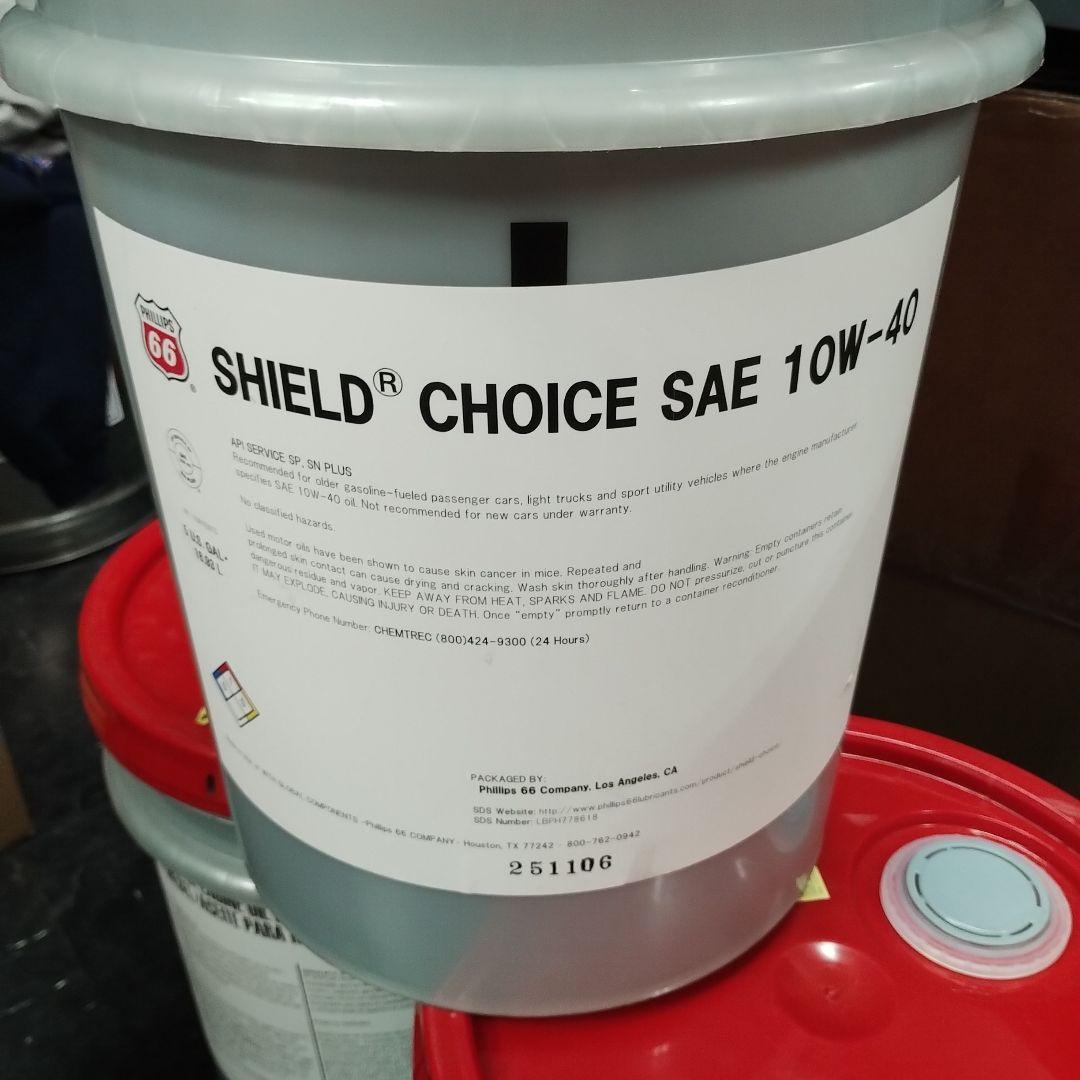 フィリップス66 エンジンオイル 10W-40 ペール缶　約19リットル