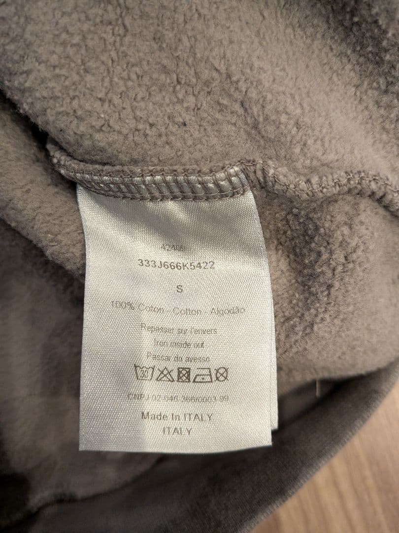 【美品】dior 刺繍スウェット S