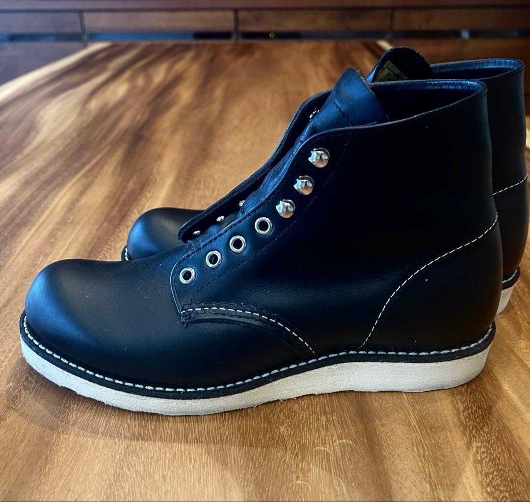 8D犬タグ復刻20年レッドウィング 8165アイリッシュセッターブラックプレーン