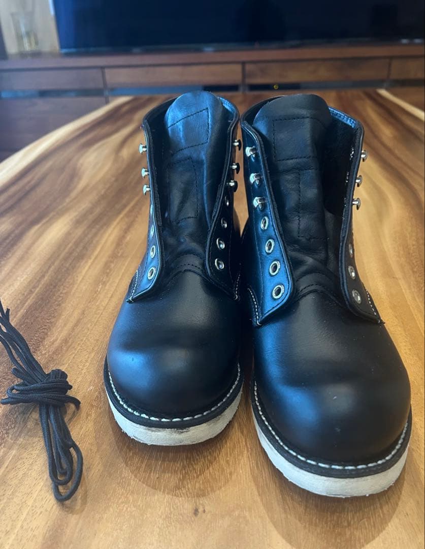 8D犬タグ復刻20年レッドウィング 8165アイリッシュセッターブラックプレーン