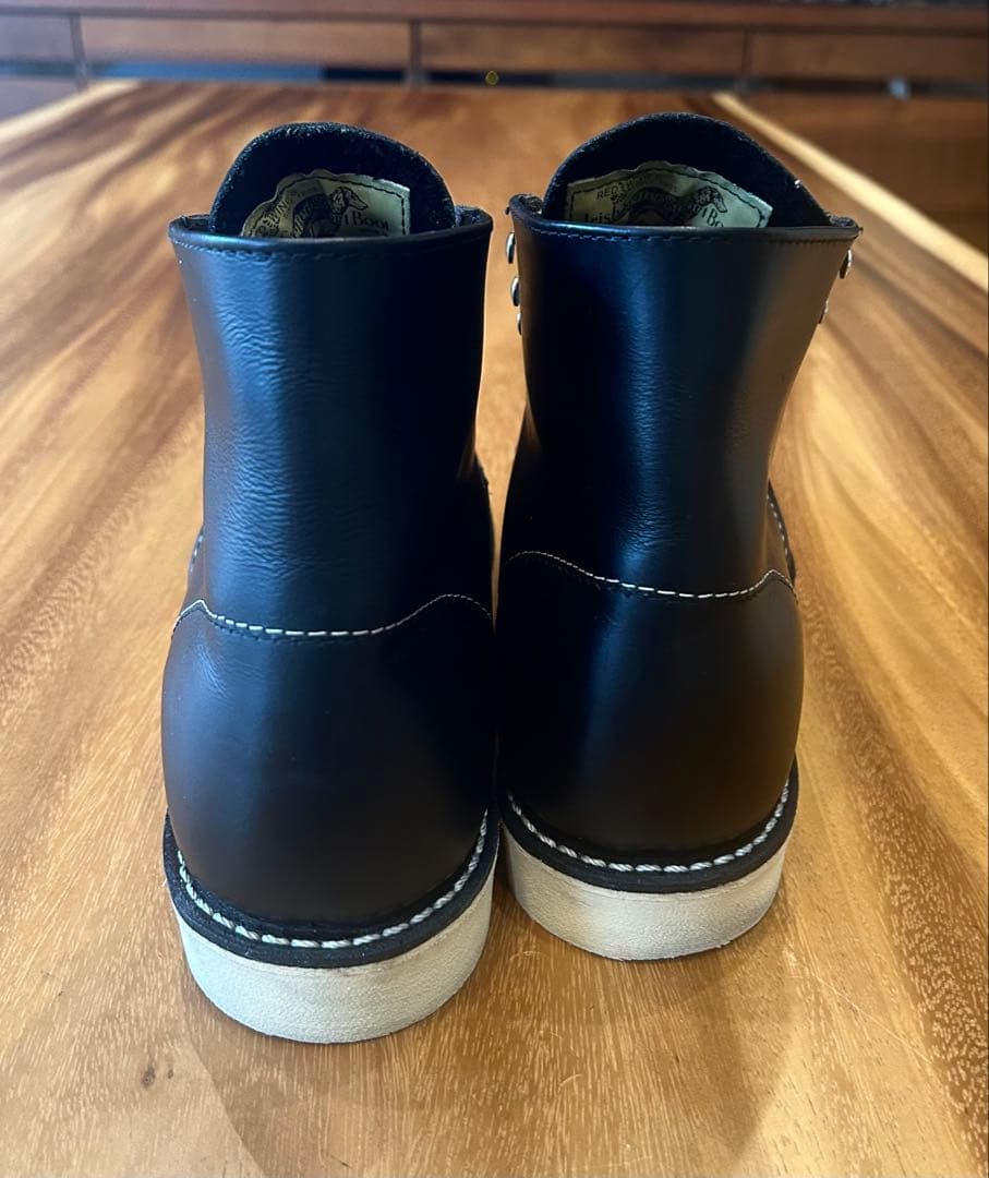 8D犬タグ復刻20年レッドウィング 8165アイリッシュセッターブラックプレーン