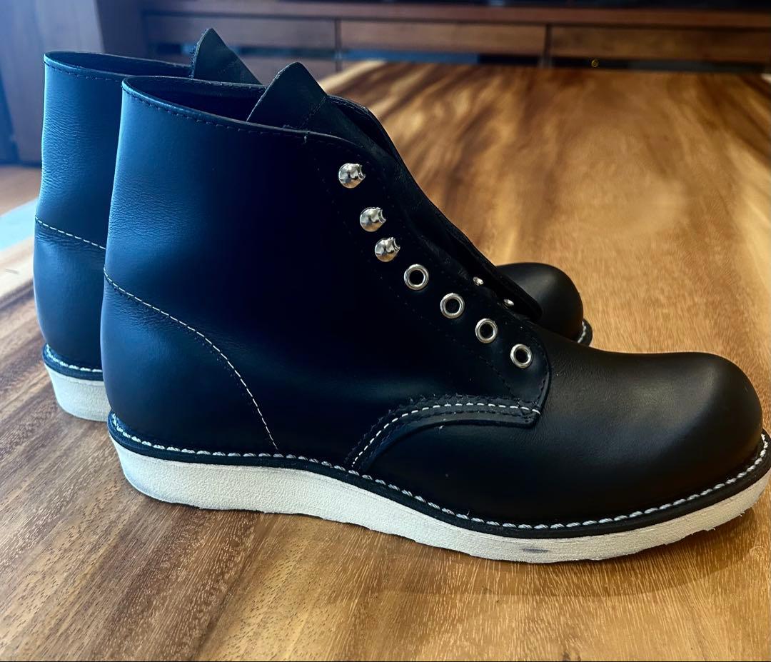 8D犬タグ復刻20年レッドウィング 8165アイリッシュセッターブラックプレーン