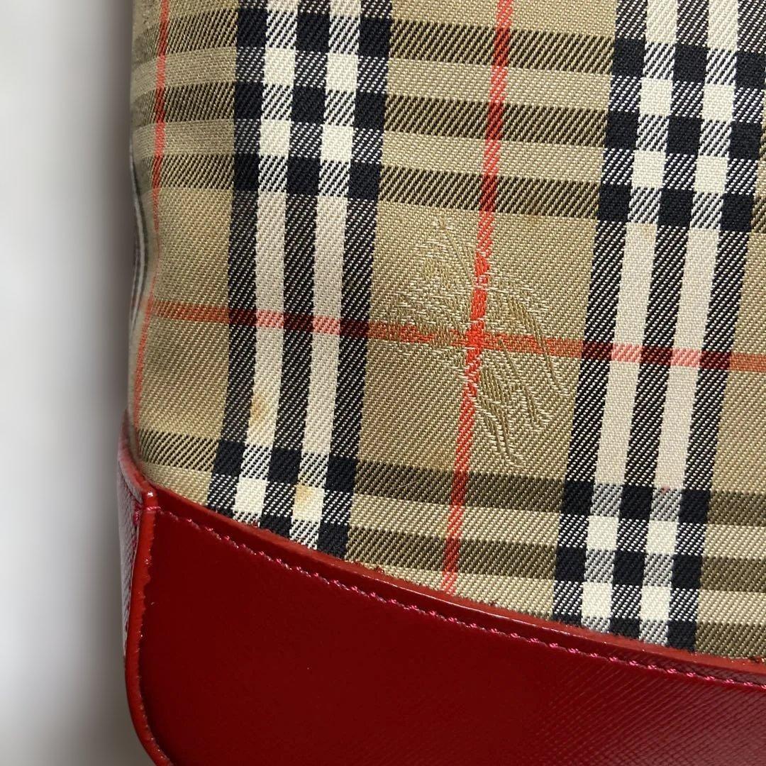 Burberry チェック柄 ハンドバッグ