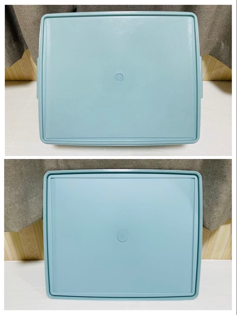 Hana/3個セット/タッパーウェア/ディープ/スーパーケース/水色