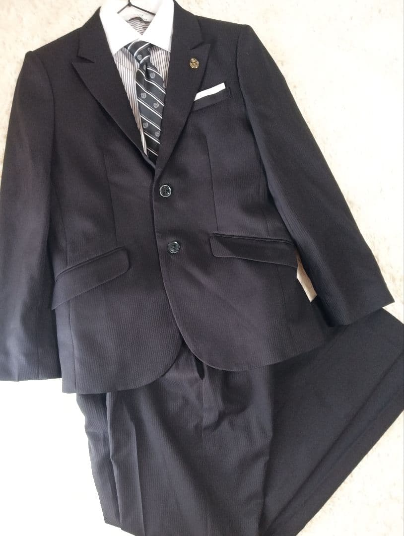 ワルツバイビームス　160 ブラック　スーツ