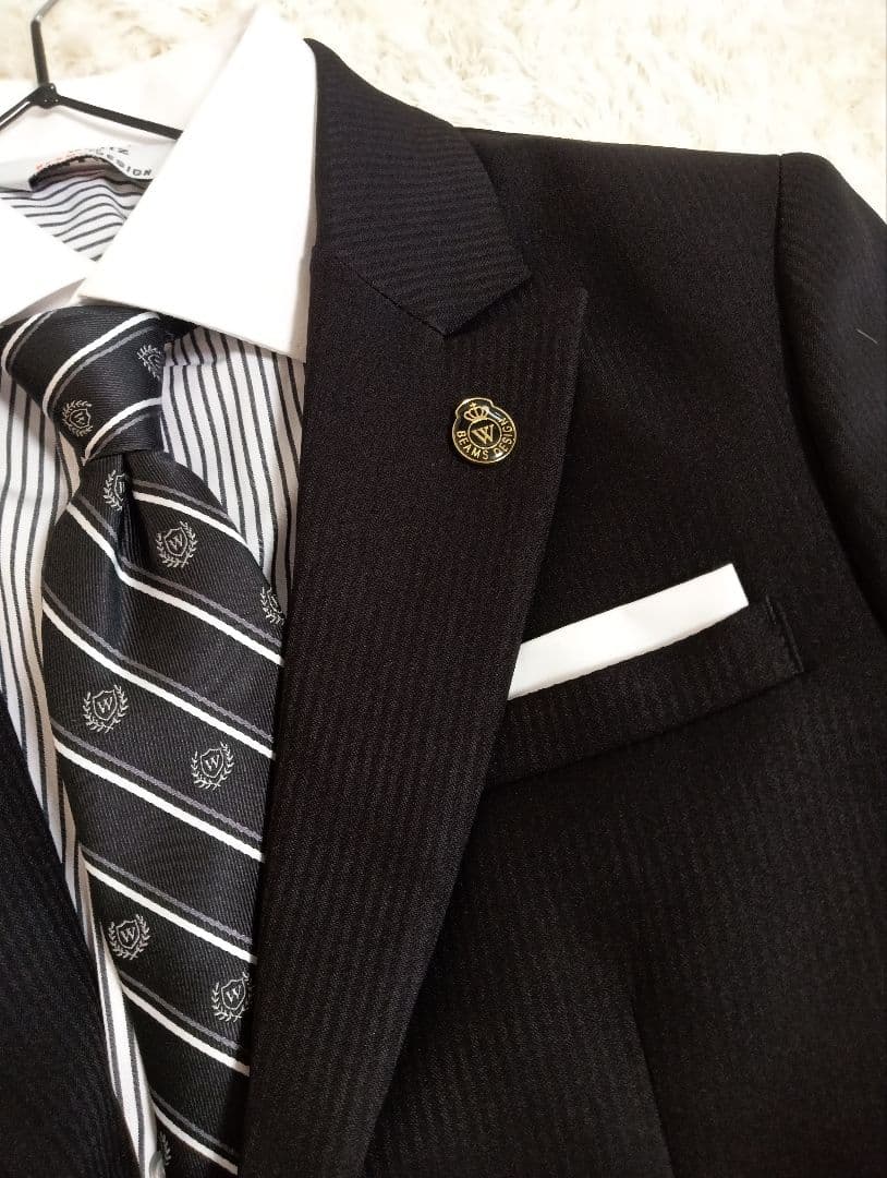 ワルツバイビームス　160 ブラック　スーツ