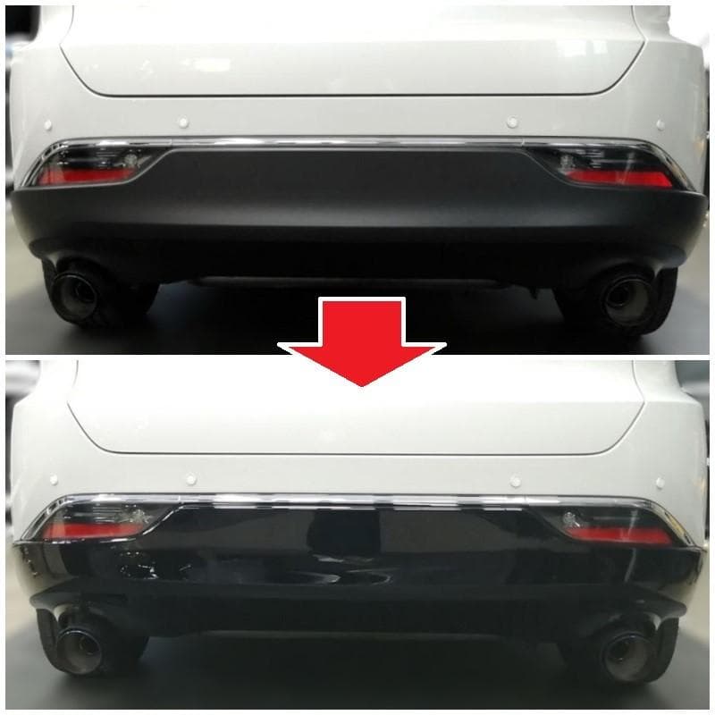 新品 トヨタ純正 ハリアー 80 PHEV リア バンパー ロア カバー リヤ