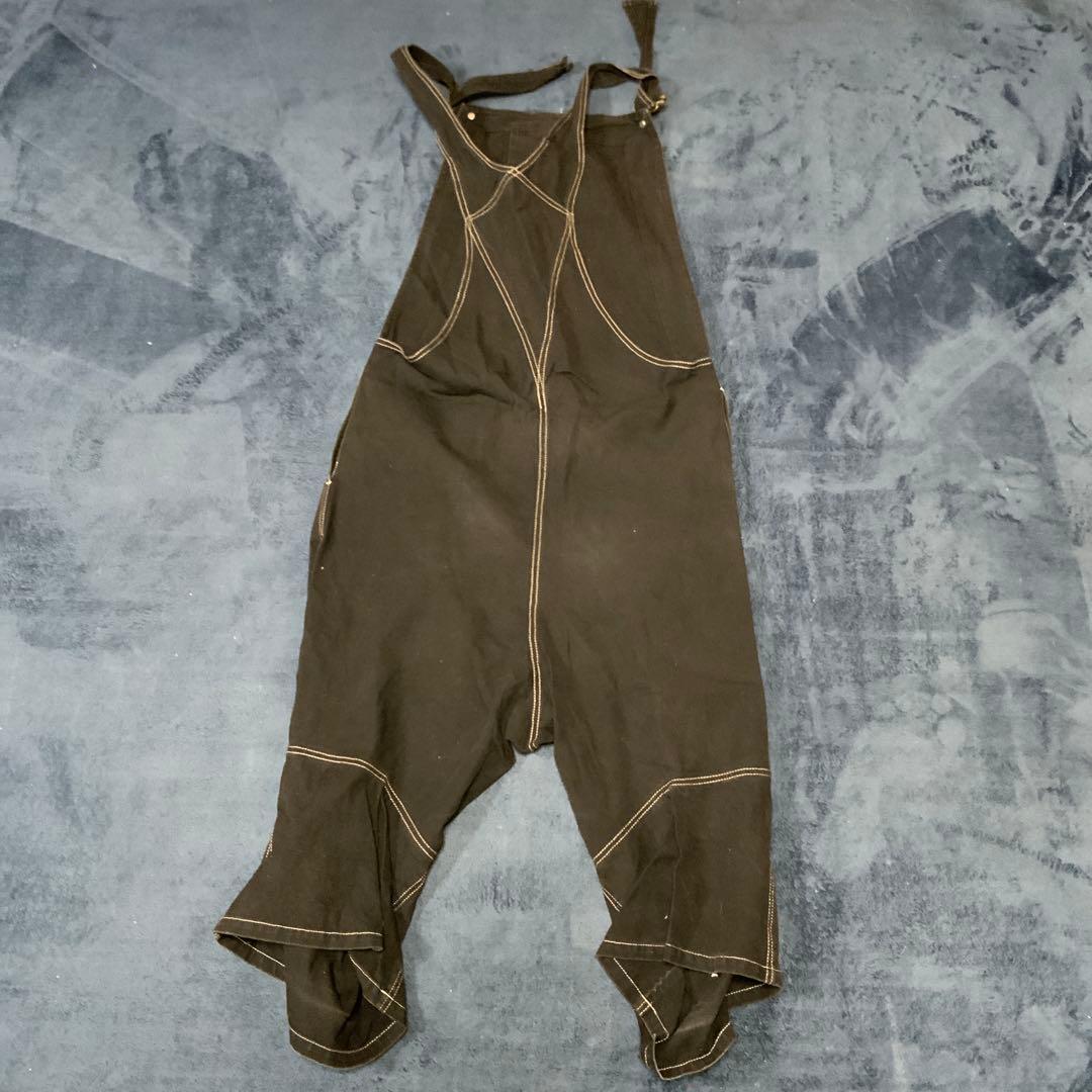 NEMETH コットンオーバーオール Mサイズ ダークグリーン