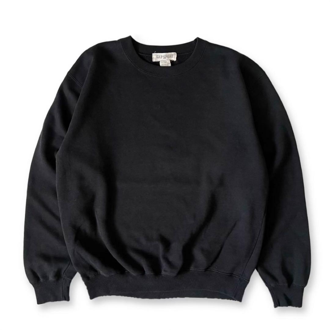 90s old gap ギャップ スウェット 無地 ブラック