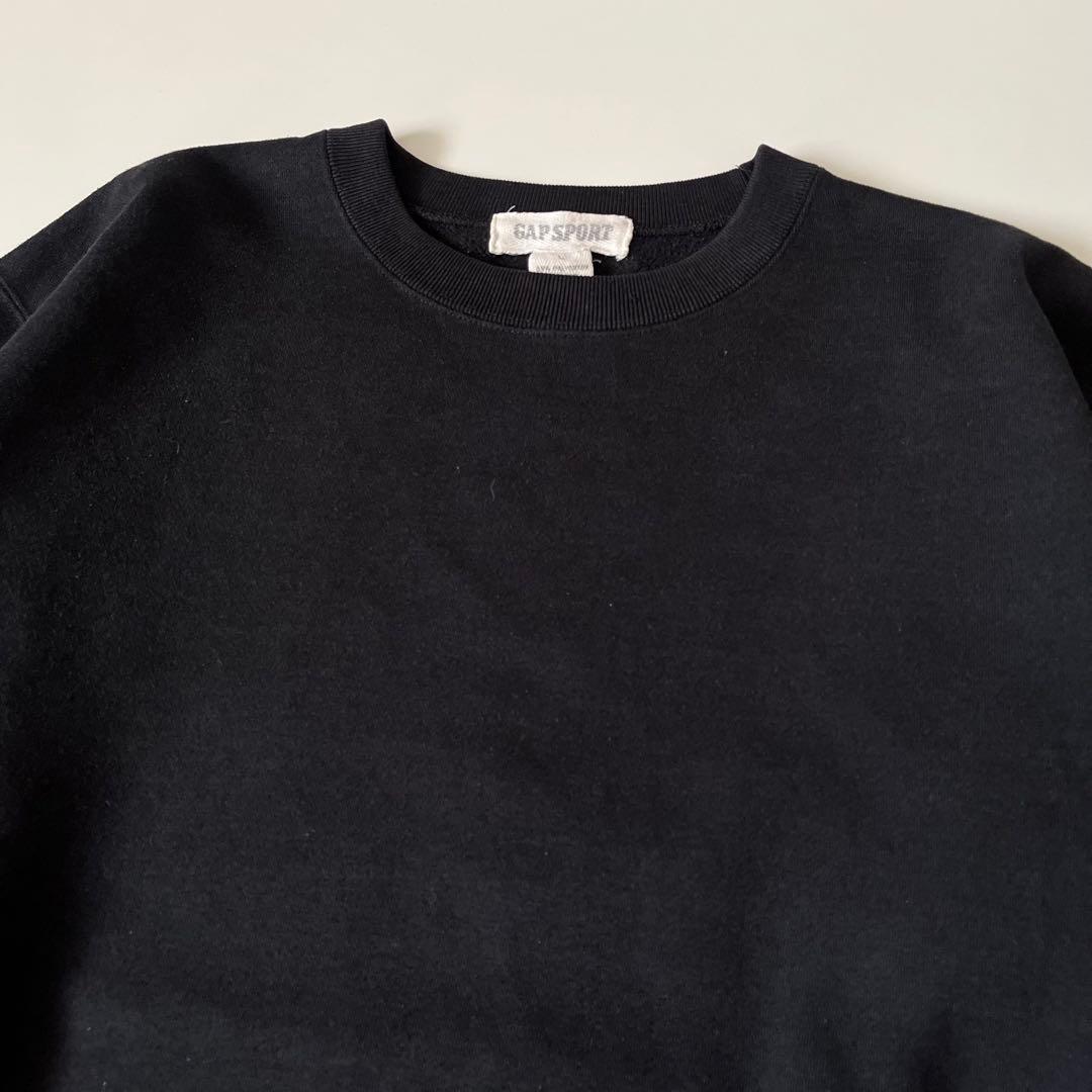 90s old gap ギャップ スウェット 無地 ブラック