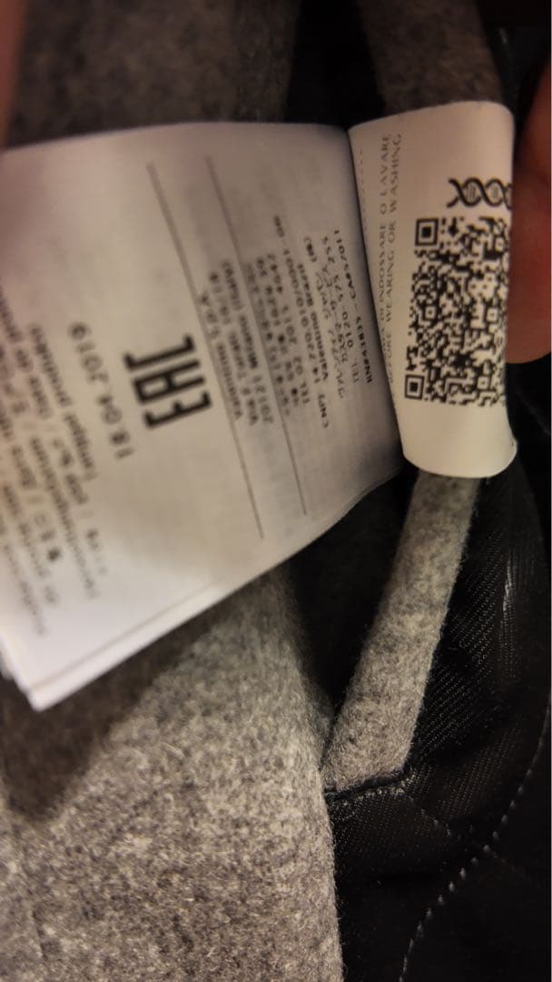 【美品】19AW VALENTINO ウールメルトン ダッフルコート