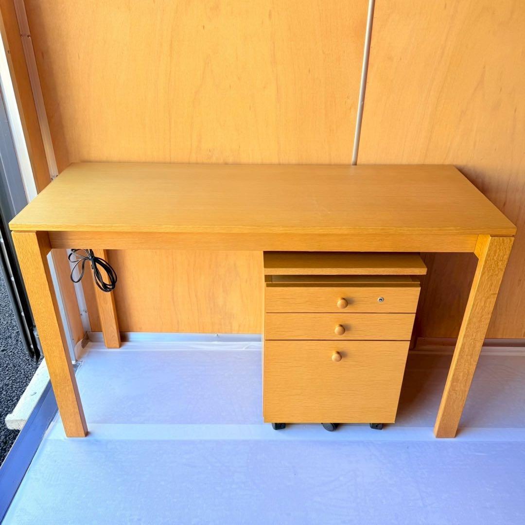 【極美品】カリモク SS4418 デスク　ナチュラル　高級木製机　国産家具