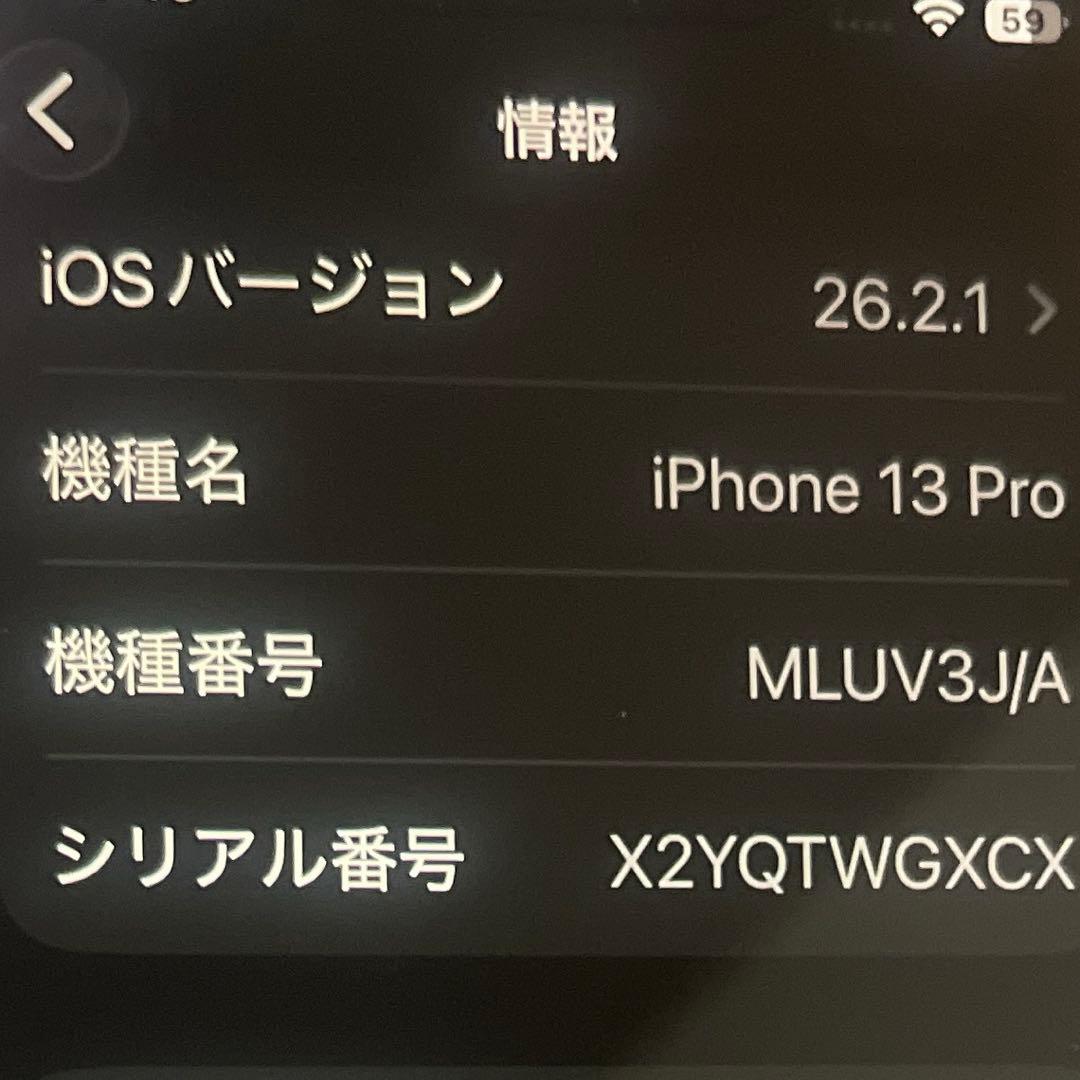 ジャンク　iphone13pro 512GB SIMフリー