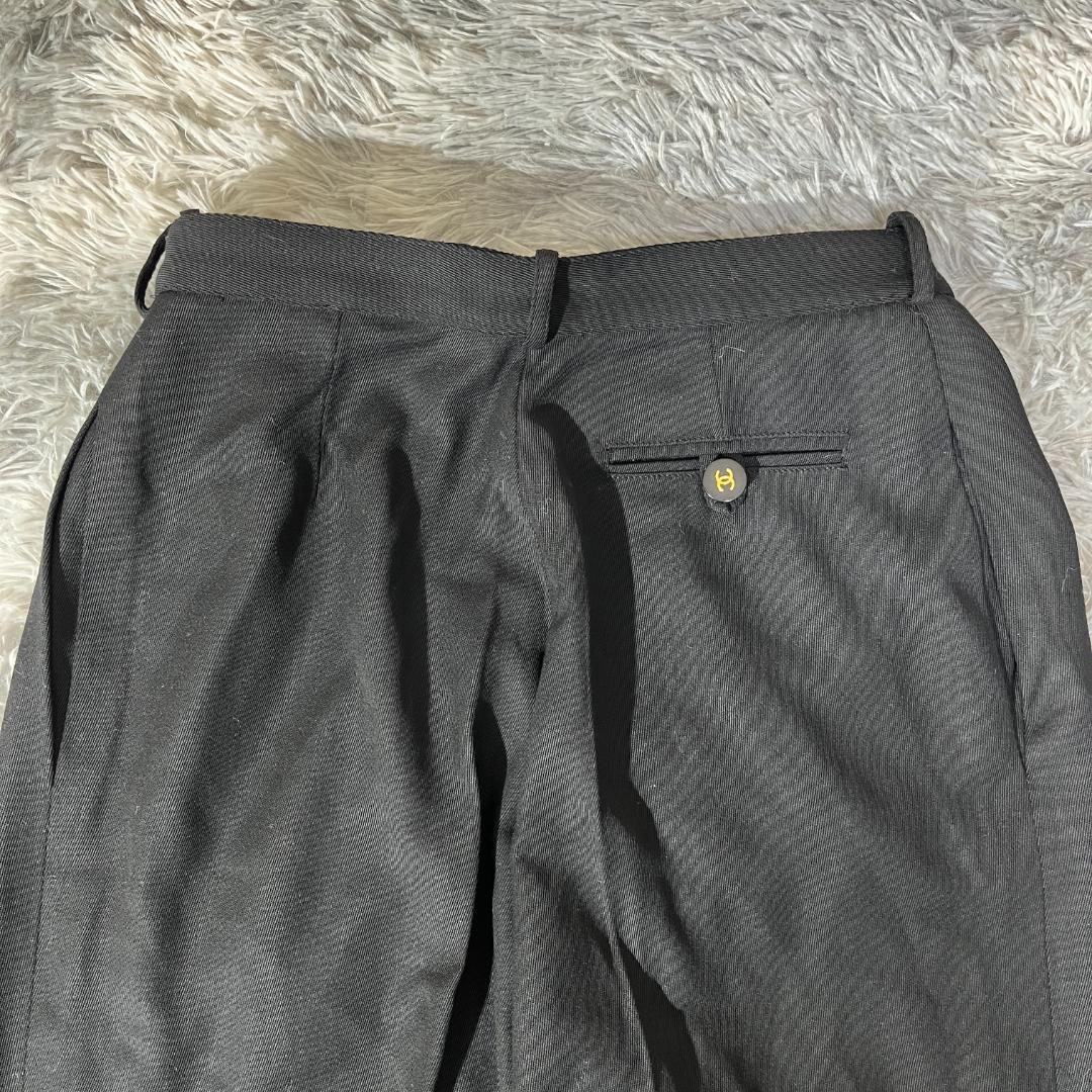 [大人気]　シャネル　ＣＨＡＮＥＬ　ボトム　ココマーク　ウール　ブラック