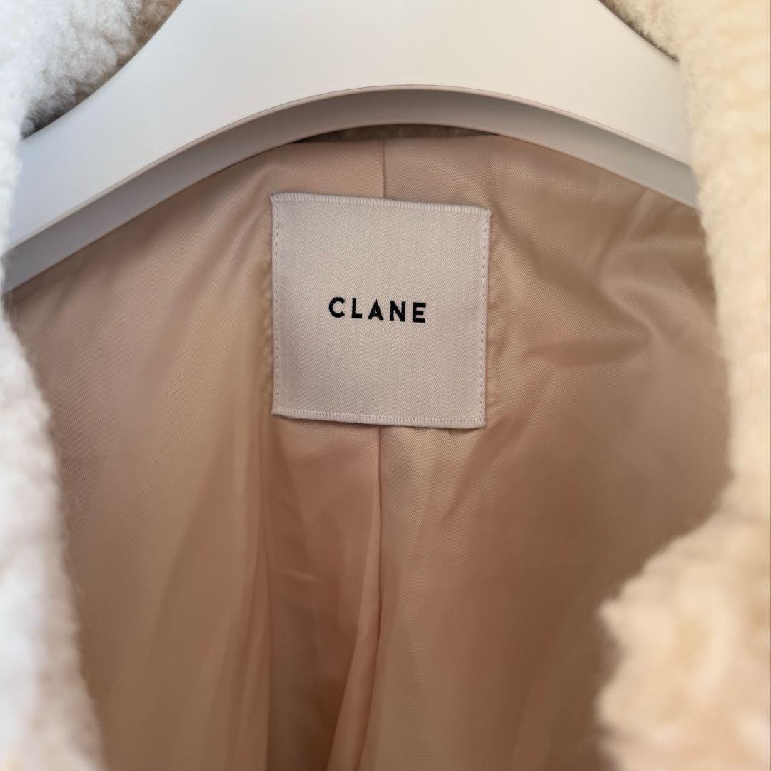 【CLANE】RIDGE POCKET BOA OVER COATボアコート