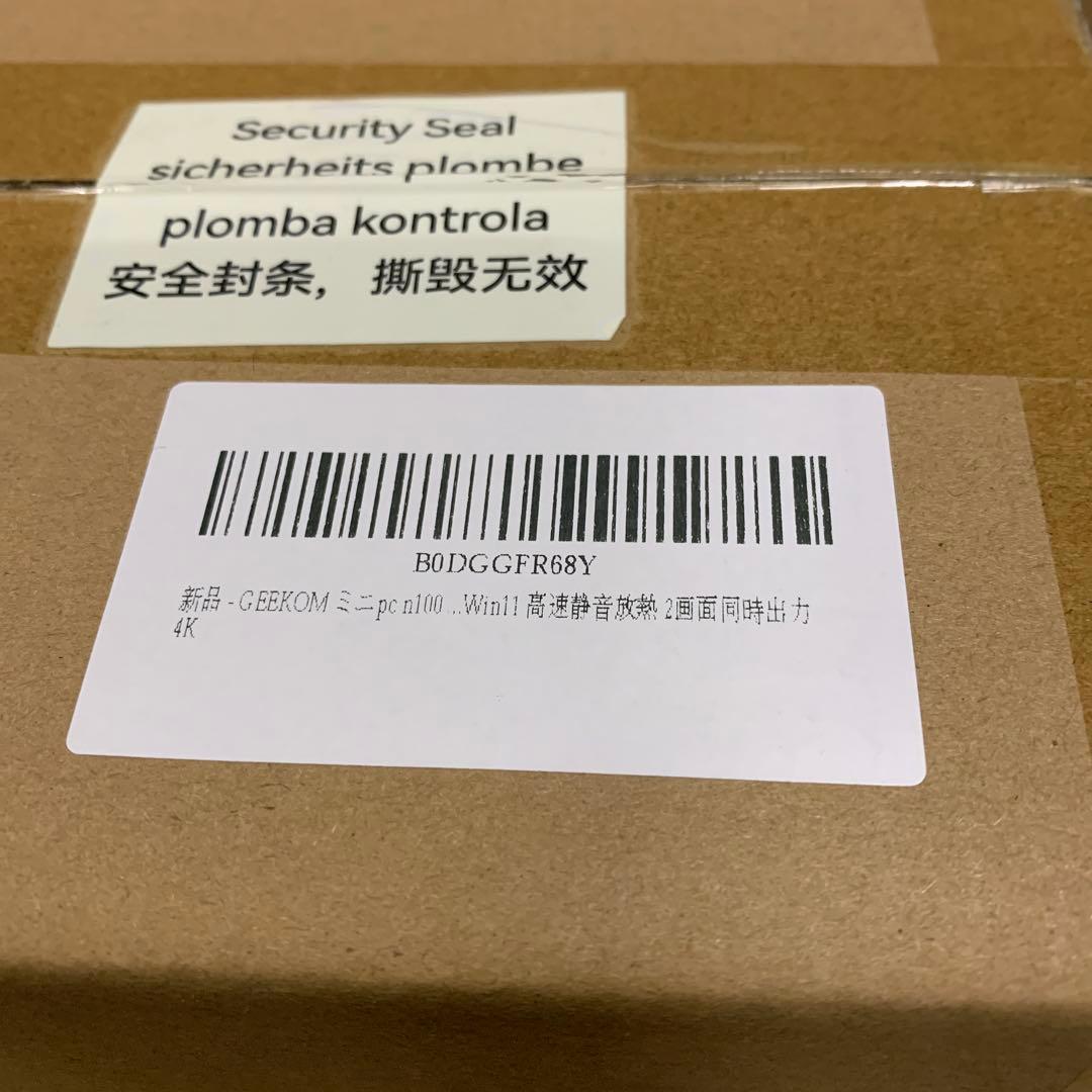 新品未開封　GEEKOM ミニ n100 Air12 Lite mini PC
