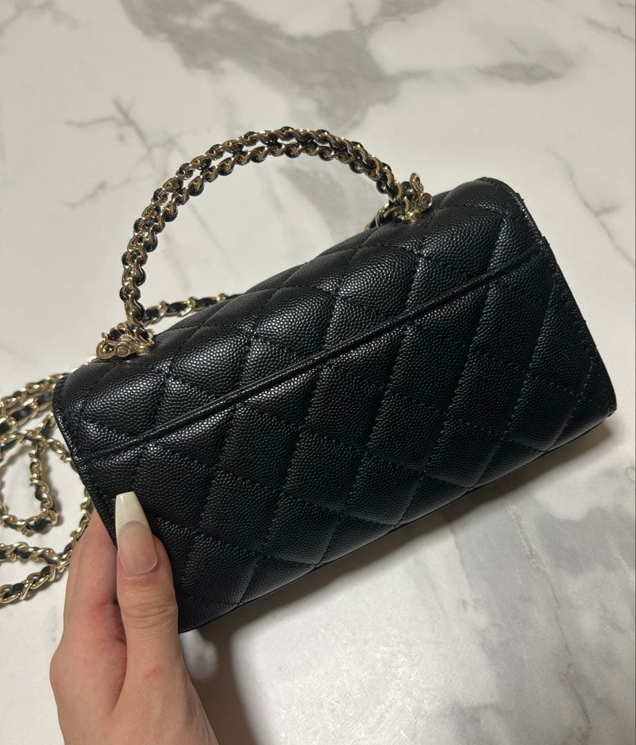 ♡ CHANEL ノベルティ チェーンショルダーバッグ ブラック