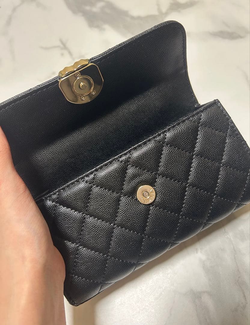 ♡ CHANEL ノベルティ チェーンショルダーバッグ ブラック