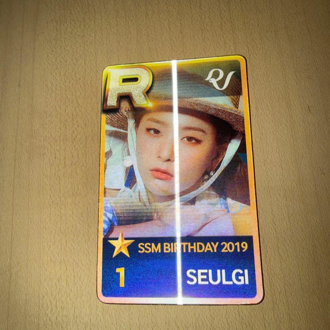 red velvet スルギ　SSM birthday トレカ