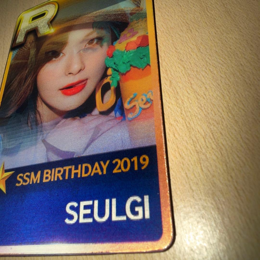 red velvet スルギ　SSM birthday トレカ