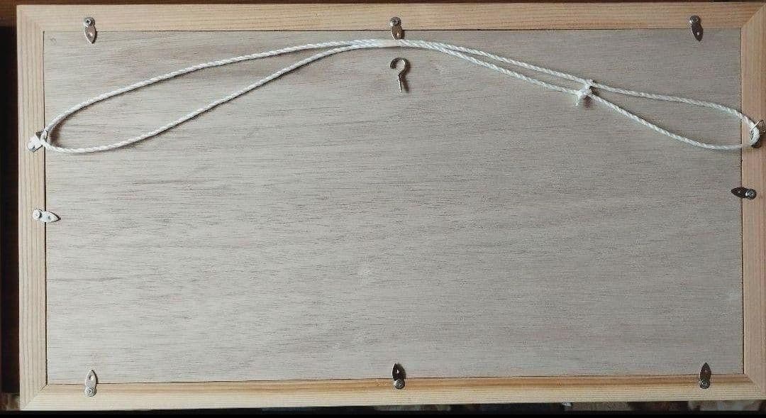 181❣️特価❣️ 麻の葉組子3枚一組　木製額縁